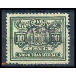 Used Revenue 10c N.Y. Stock Transfer Very Fine WA2763