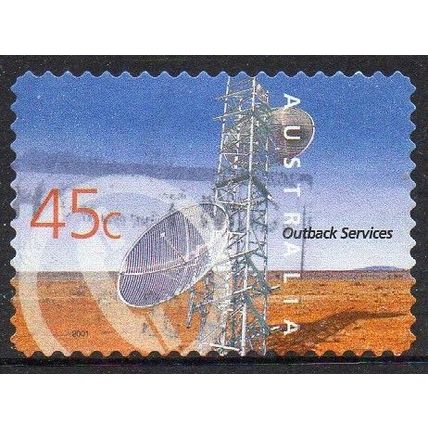 Australia 2001 Outback Services - Satellite Communications 45c s/a Used