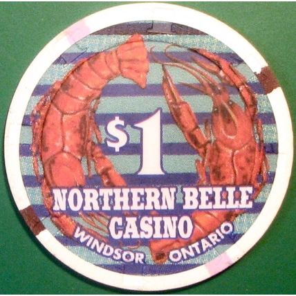 Northern Belle. $1 Casino Chip. Ontario, Canada. X12.