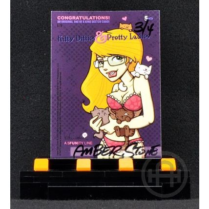 5FINITY Kitty Ditties & Pretty Ladies – Sketch – Amber Stone (2 cards)