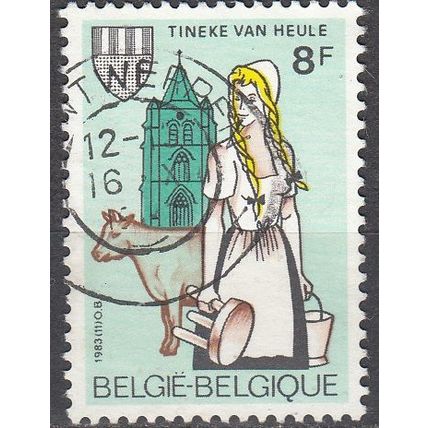 Belgique 1983 Michel 2152 O Cote (2008) 0.30 € Fêtes de Tineke Heule Cachet rond