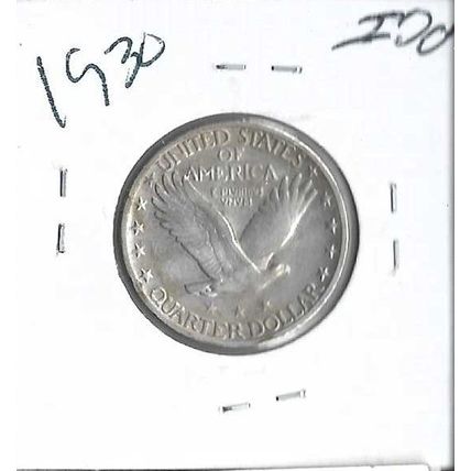 1930-S US Standing Liberty Quarter AU M Grey Sheet $70.00