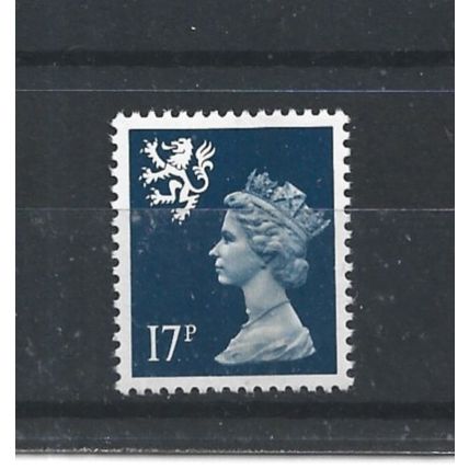 Scotland.S58 17p Deep Blue.Unmounted Mint.Aug25
