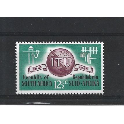 SouthAfrica.SG259 12 1/2c ITU Emblem and Symbols.Mounted Mint.Aug25