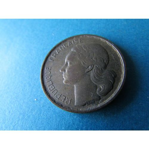 1951 FRANCE TWENTY FRANCS B MINT MARK. AAP