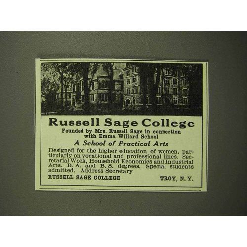 1918 Russell Sage College Ad