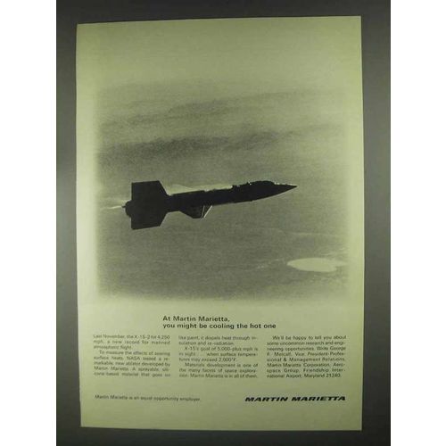 1967 Martin Marietta X-15 Ad - Cooling the Hot One