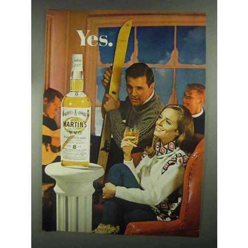 1967 Martin's Scotch Ad - Yes