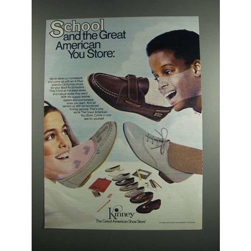 1984 Kinney Shoes Ad - School