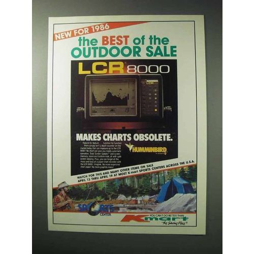 1986 Kmart Humminbird LCR 8000 Ad