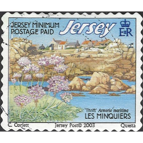 JERSEY, Thrift, Les Minquiers, blue 2003, Jersey rate