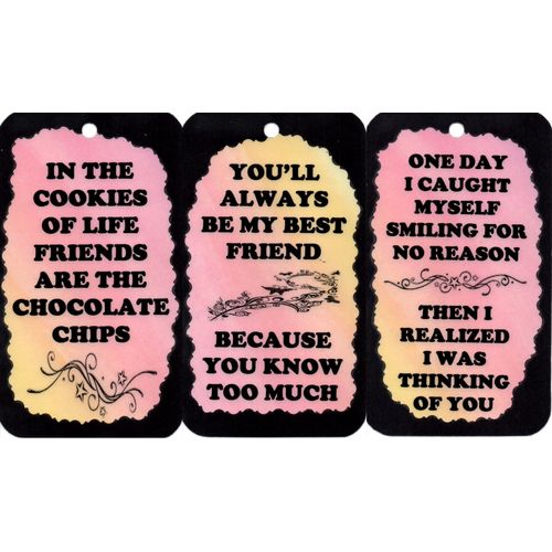 3 Friendship Signs Sayings Plaque Gift Inspirational Christian Funny Love #2
