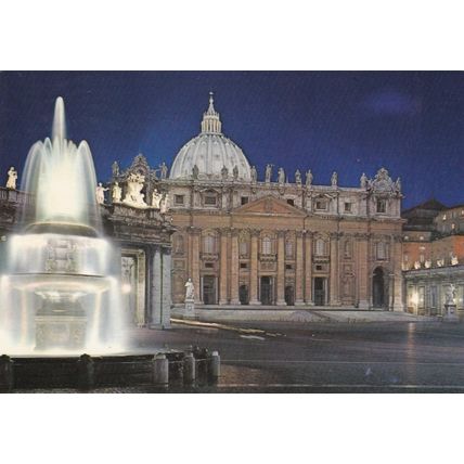 Roma Piazza S Pietro Italy Postcard 1982 used VGC