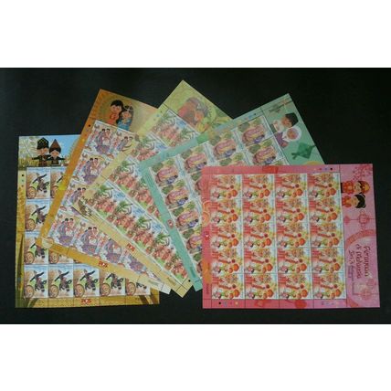 Malaysia Festivals III 2019 Dance Costume Food (sheetlet) MNH *VIP *P00000 *rare
