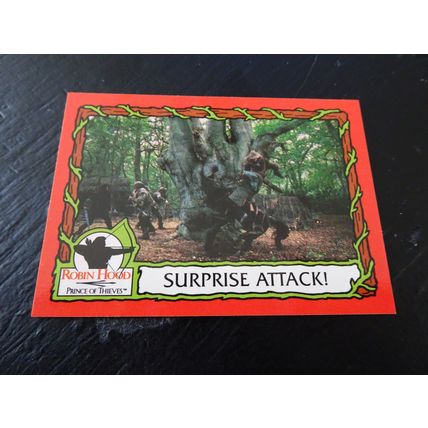 1991 Topps Robin Hood Prince of Thieves Card # 29 Showdown In Sherwood! NM (7)