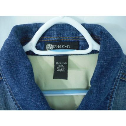 VTG Sean John Denim Jacket XXXL Blue Hip Hop Urban