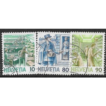 1986/1987 3 different values - fine used (o)