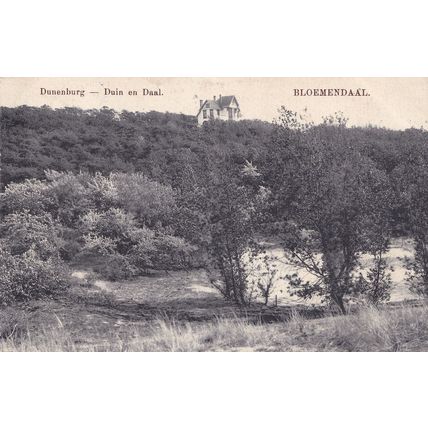 Dunenburg Bloemendaal Duin En Daal Old Dutch Postcard