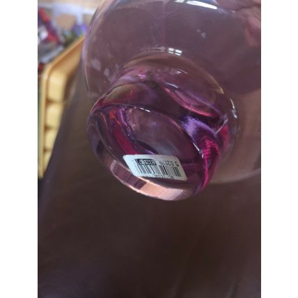 Glass Rose Bowl With Purple Tint 40th Wedding Anniversary