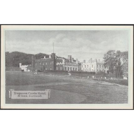 Tregenna Castle Hotel, St Ives, Cornwall, c.1930 - Postcard
