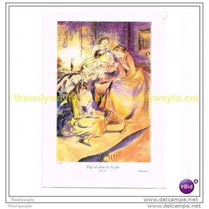 THEY ALL DREW TO THE FIRE, from Little Women, BOOK ILLUSTRATION c1920