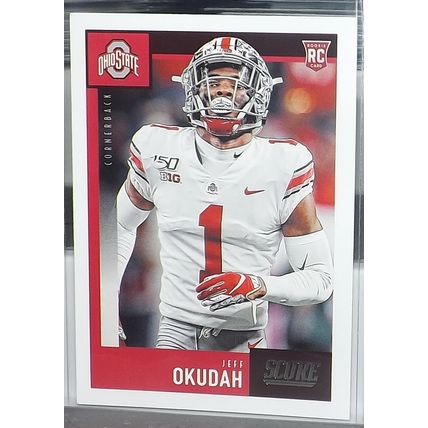 2020 Panini Score JEFF OKUDAH (Ohio State/Lions) Rookie Card #333