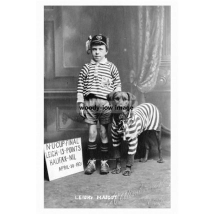 pt5365 - Leigh Rugby Team Mascots , Yorkshire - print 6x4