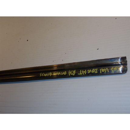 1963 Plymouth Valiant Door Glass Edge Trim OEM 2D Two Door HT RH DS