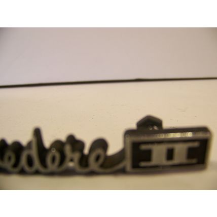 1967 PLYMOUTH BELVEDERE II GLOVE BOX DOOR EMBLEM OEM