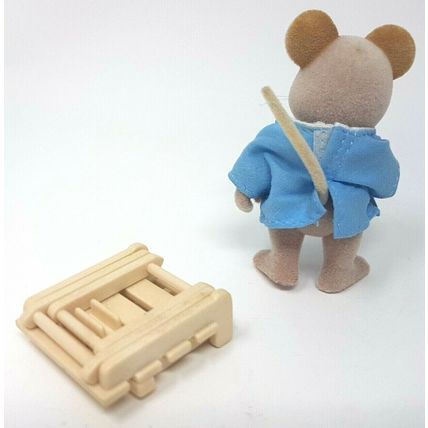 Sylvanian Families FLAIR Maces Mice Mouse and folding chair
