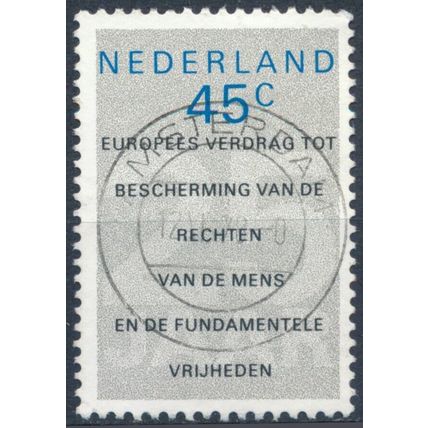 Human Rights Treaty - Netherlands 1978 - F H - MiNr 1119
