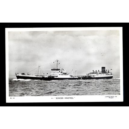 TA0964 - Lowland Oil Tanker - Border Minstral - postcard