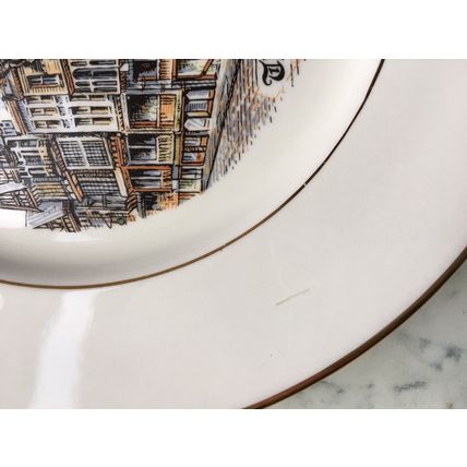 The Rows Chester, collectors plate, 10.5", Sesame's China Centre