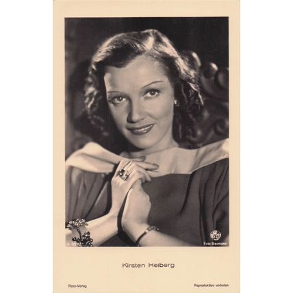 Kirsten Heiberg Of The Titanic Ship Film Norway Actress Old RPC Postcard