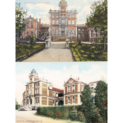 Johannesburg Hospital South Africa 2x Antique Postcard s