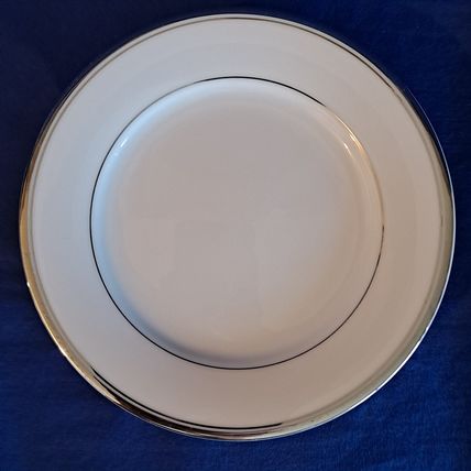 Vintage Lot 5 Zylstra SILVER ECSTACY Fine China BREAD & Butter PLATES 6 3/8"