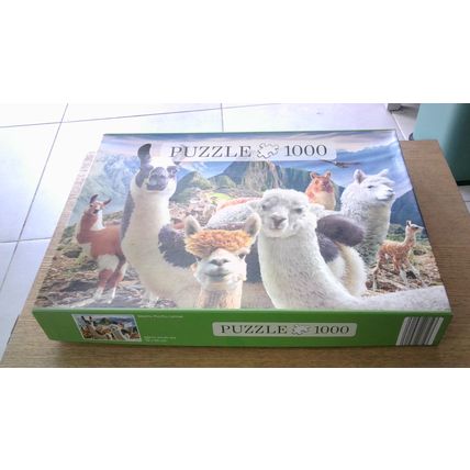 MACHU PICCHU LAMAS Jigsaw Puzzle (1000 Piece) Innovakids