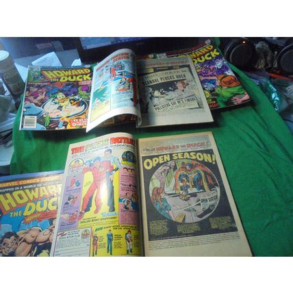 HOWARD THE DUCK LOT! Issues 5, 7, 8, 9, 10, 14 & 18! 1976-78! $65.00 Shipped!!