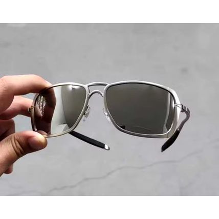 Inmate X-Metal Silver Black Probation Sunglasses