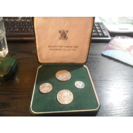 1964 & 1966 1st coinage Malawi.