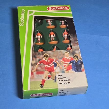 Subbuteo Lightweight Team BLACKPOOL HOLLAND CORRECT LABEL BOX