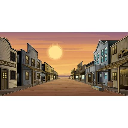 Yeele 20X10Ft Western Town Backdrop for Photography General Store Saloon Hotel O