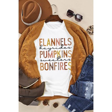 Orange Hello Pumpkin Graphic Tee