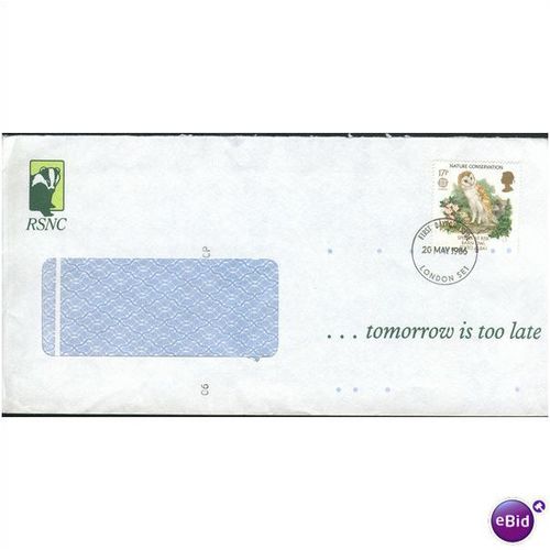 GB FDI Cover 1986 - Nature Conservation