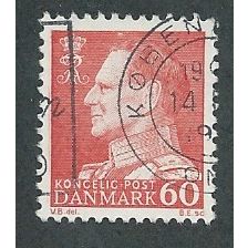 DEN 1961 60o 'KING FREDERIK IX' FINE USED (EBID42-972)
