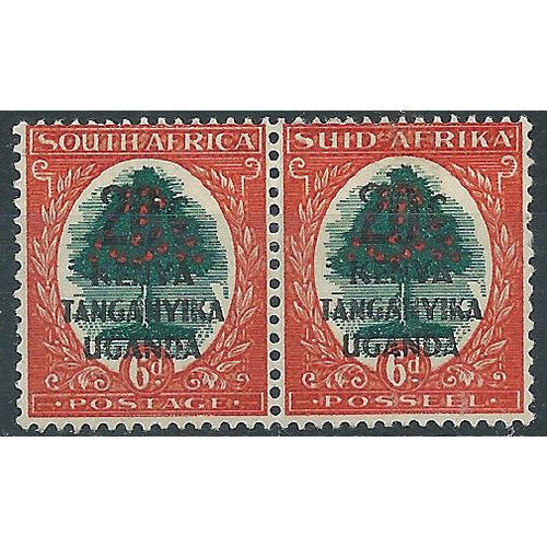 KUT 1941 SG153 20c on 6d Green & Vermillion Mounted Mint PAIR....