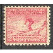 716 2c Lake Placid Fine MNH Q0530