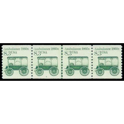 2128 8.3c Ambulance Very Fine MNH Dry Gum PNC 2/4 R0595