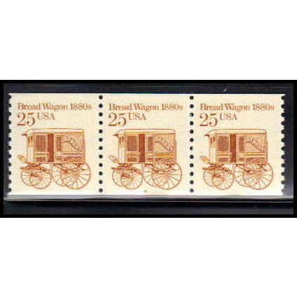 2136 25c Bread Wagon Very Fine MNH Dry Gum PNC 4/3 PA2692