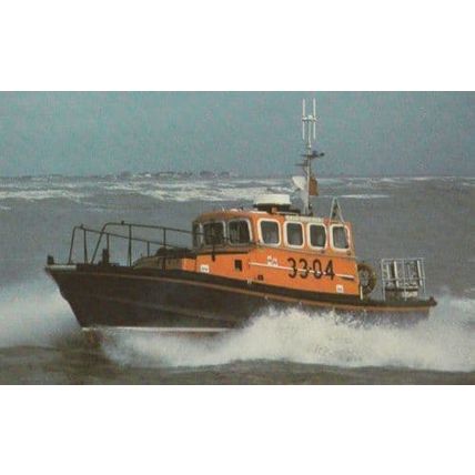 Brede Class Lifeboat RNLI 70s Boat Ship Vintage Postcard